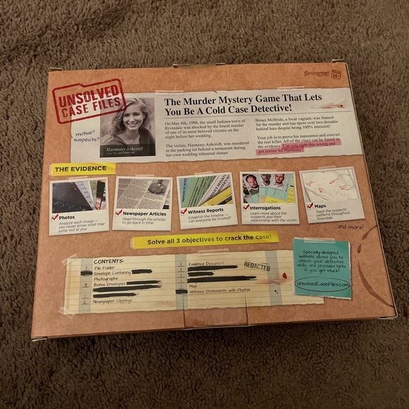 Unsolved Case File Game - Picture 2 of 2